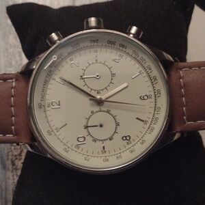 Tan Leather Men's Watch